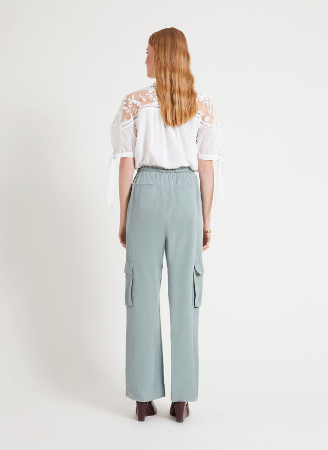 Naf Naf Pantalon Cargola Light Kaki