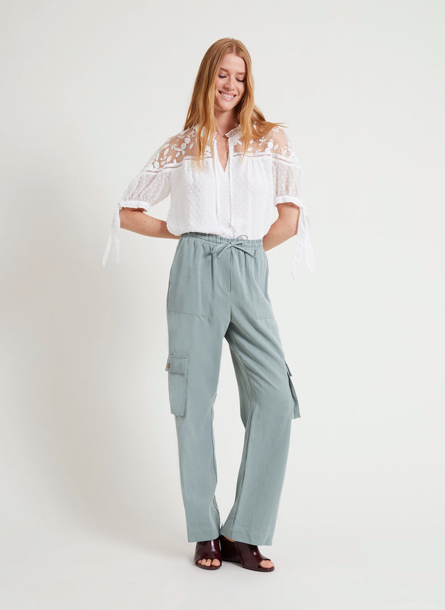 naf naf Pantalon Cargola Light Kaki