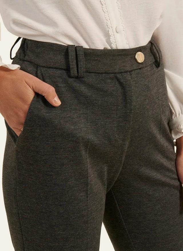 Naf Naf Pantalon Elima Gris