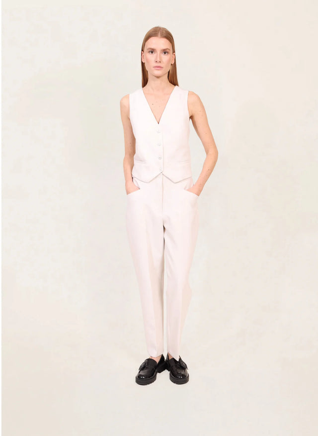 Naf Naf Pantalon Ephea Gris Perle