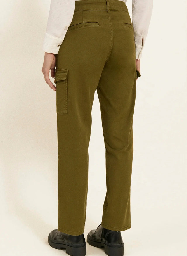 Naf Naf Pantalon Fargo Kaki Fonce