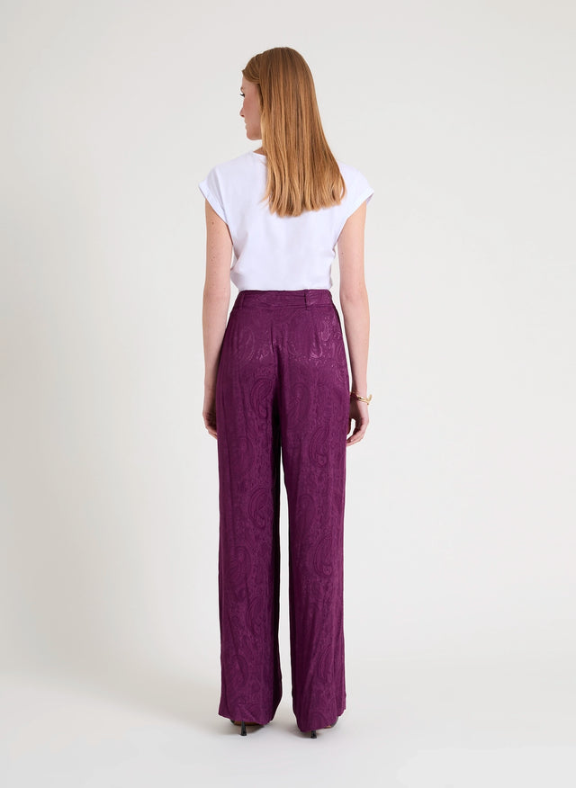 Naf Naf Pantalon Flavie Purple