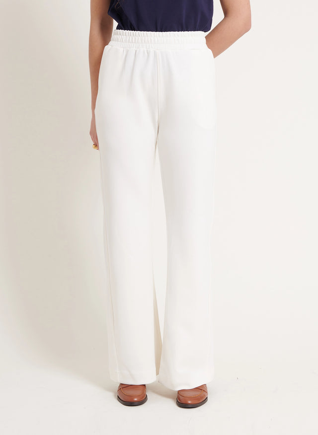 Naf Naf Pantalon Jogger Teyk Ecru