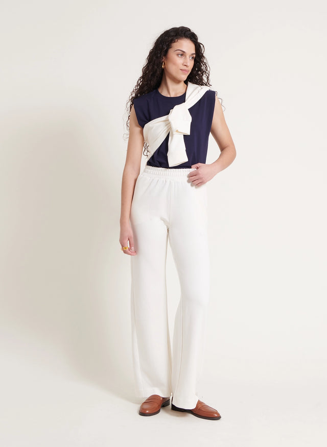 naf naf Pantalon Jogger Teyk Ecru