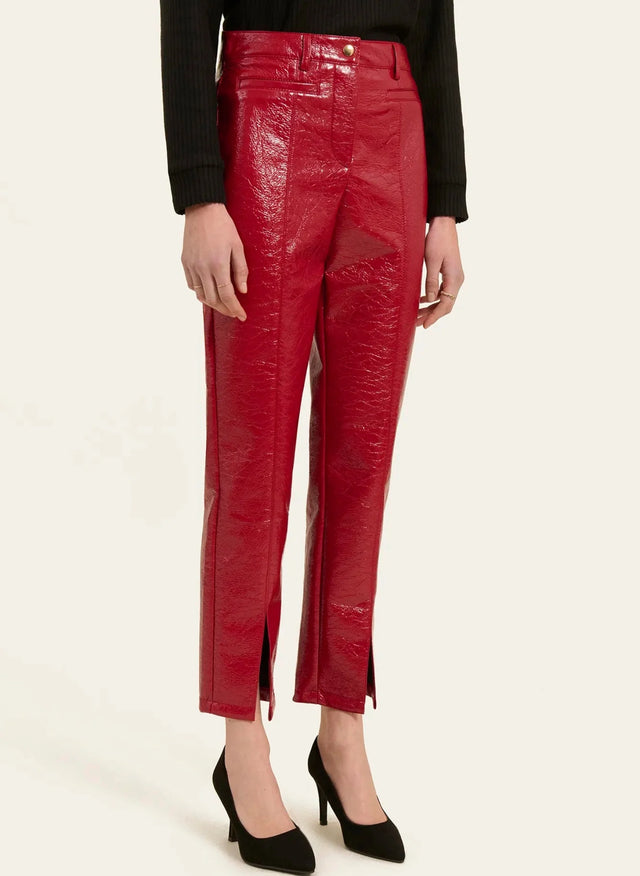 Naf Naf Pantalon Kity Rouge