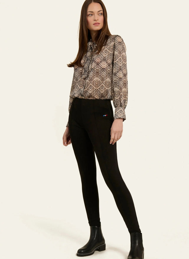 naf naf Pantalon Poster Noir