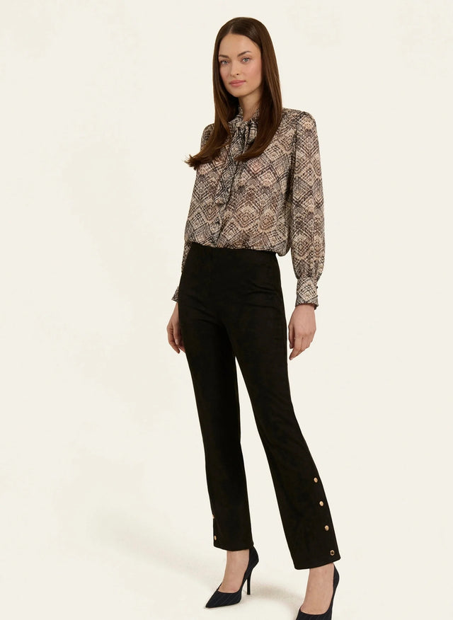 naf naf Pantalon Poster Noir