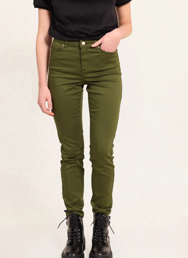 Naf Naf Pantalon Power Skinny Kaki