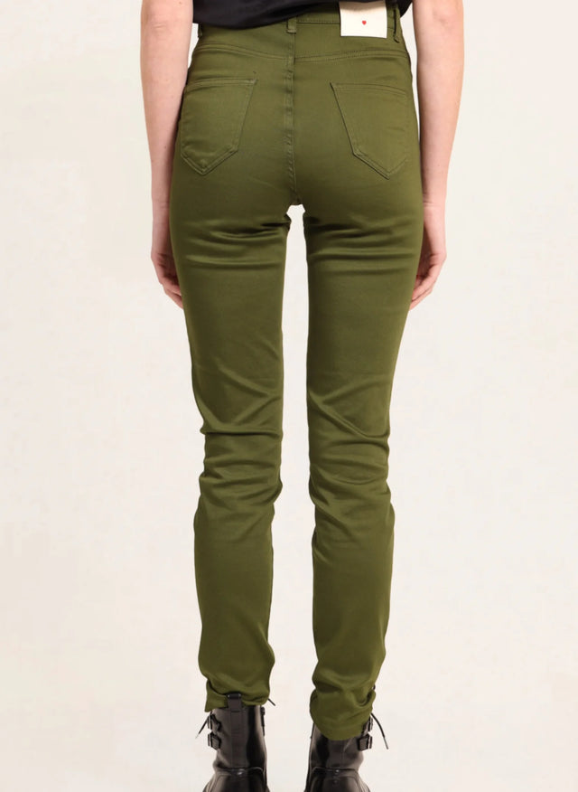 Naf Naf Pantalon Power Skinny Kaki
