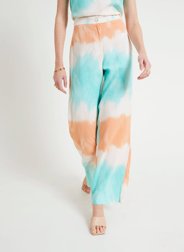 Naf Naf Pantalon Rainbow Imprime Rainbow
