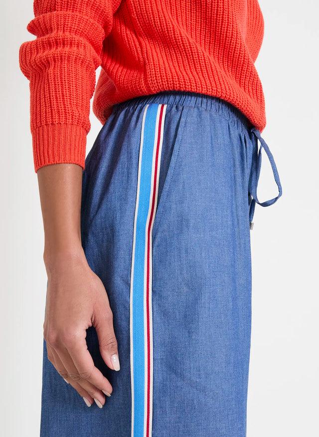 Naf Naf Pantalon Ruben Bleu Moyen