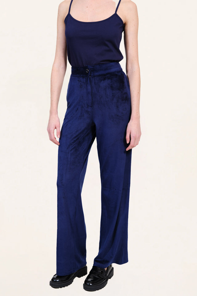 Naf Naf Pantalon Rute Marine