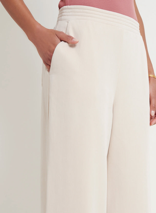 Naf Naf Pantalon Sable Lin