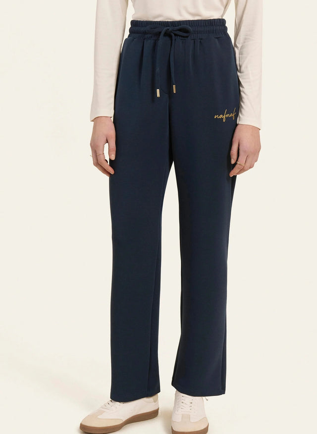 Naf Naf Pantalon Ulyse Bleu Marine