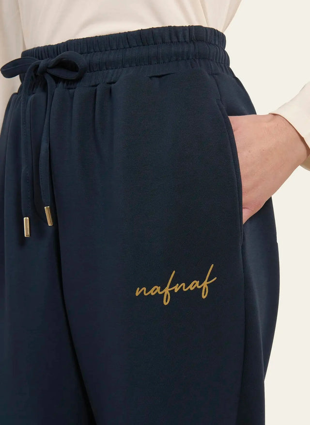 Naf Naf Pantalon Ulyse Bleu Marine
