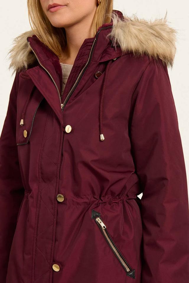 Naf Naf Parka Bupark Bordeaux