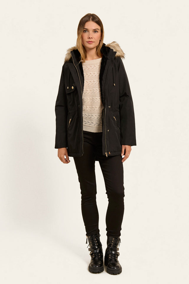 Naf Naf Parka Bupark Noir