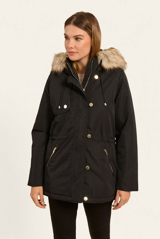 naf naf Parka Bupark Noir