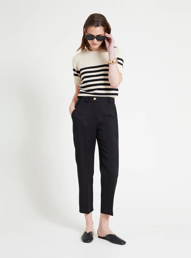 naf naf Pull Clotilde Champagne/Noir