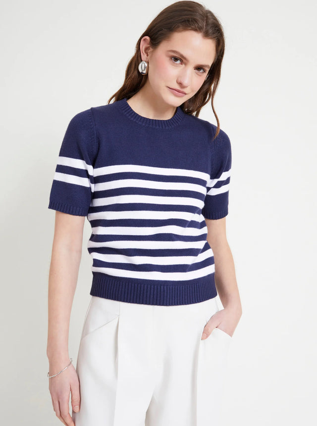 Naf Naf Pull Clotilde Midnight/Ecru
