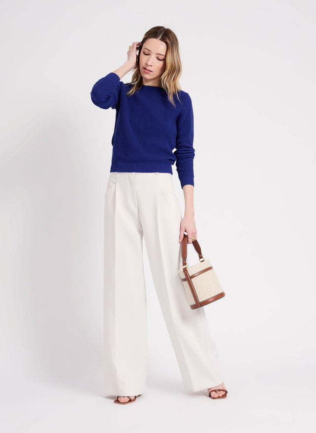 naf naf Pull Macha Bleu Moyen