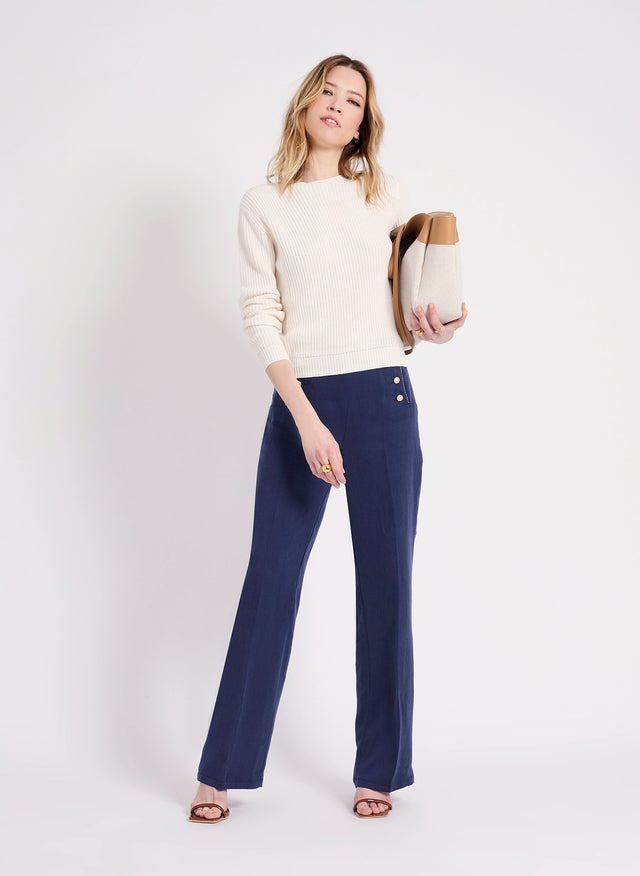 naf naf Pull Macha Ecru