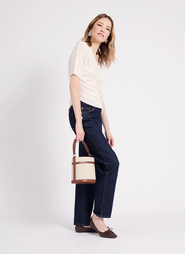 naf naf Pull Mania Ecru