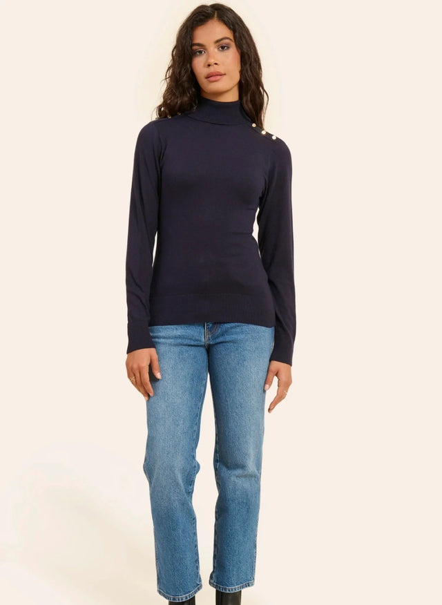 Naf Naf Pull Mina Bleu Marine