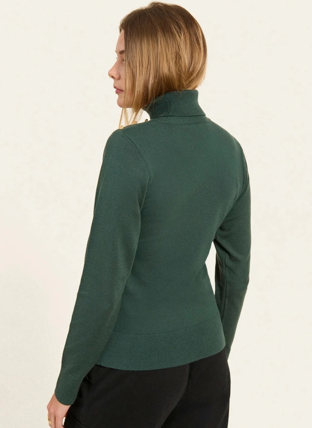 Naf Naf Pull Mina Vert Zellige