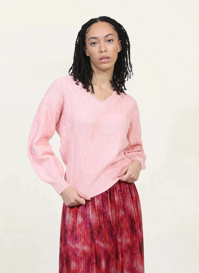 naf naf Pull Miranda Bois De Rose