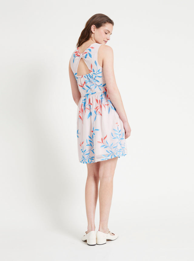 Naf Naf Robe Alysse Bleu / Nude