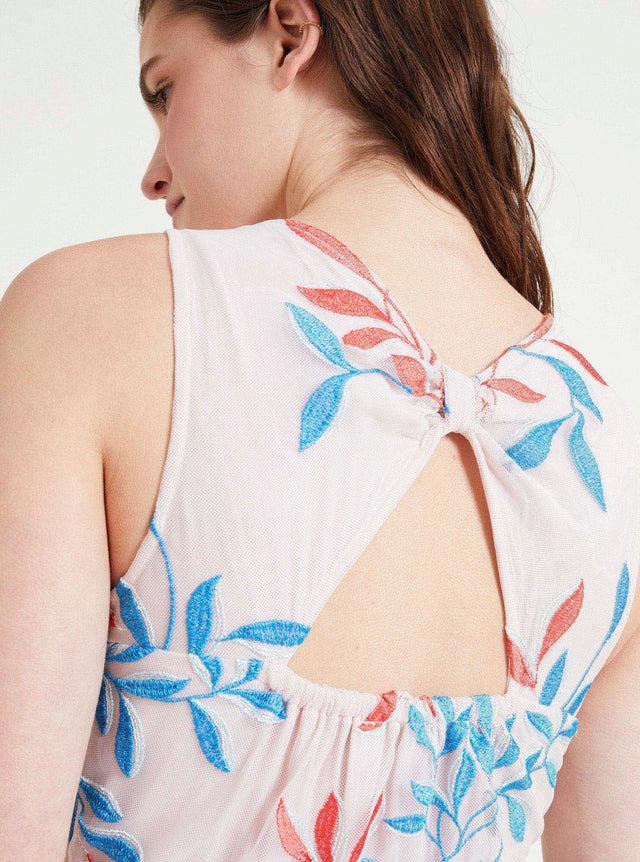 Naf Naf Robe Alysse Bleu / Nude