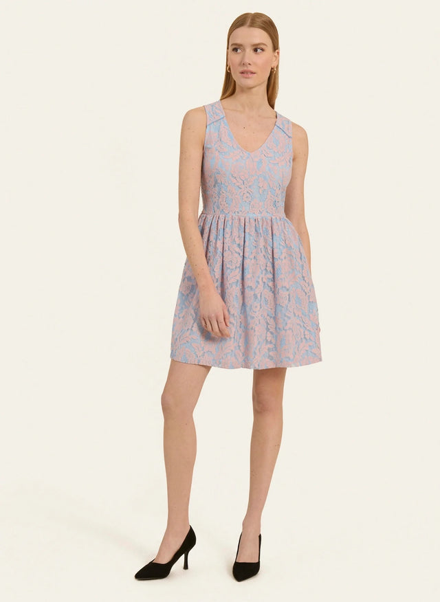 Naf Naf Robe Alysse Bleu / Rose
