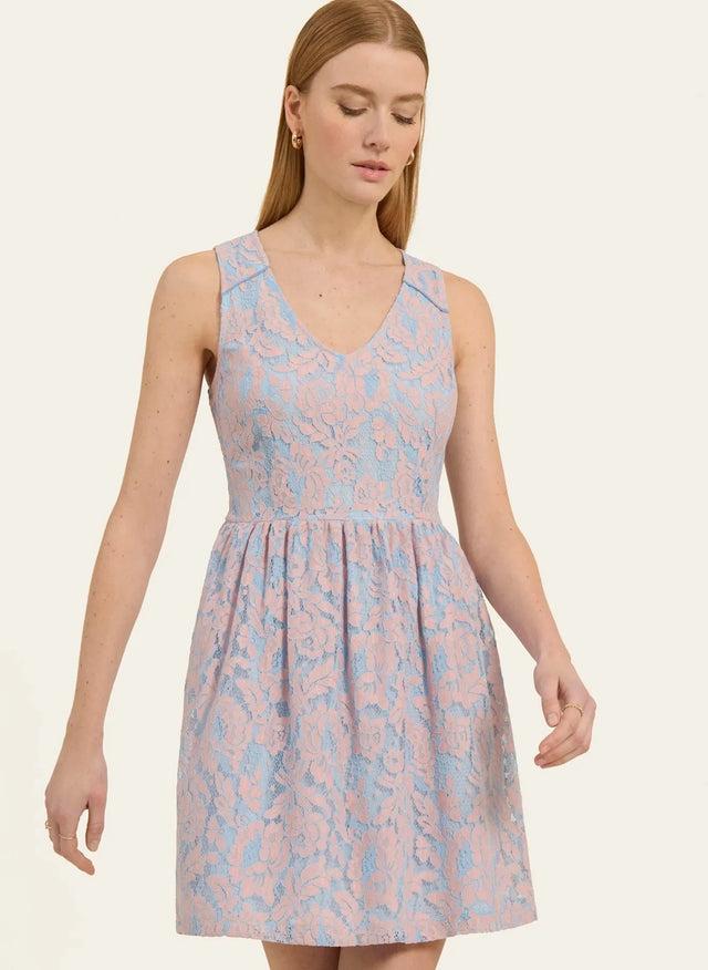 naf naf Robe Alysse Bleu / Rose