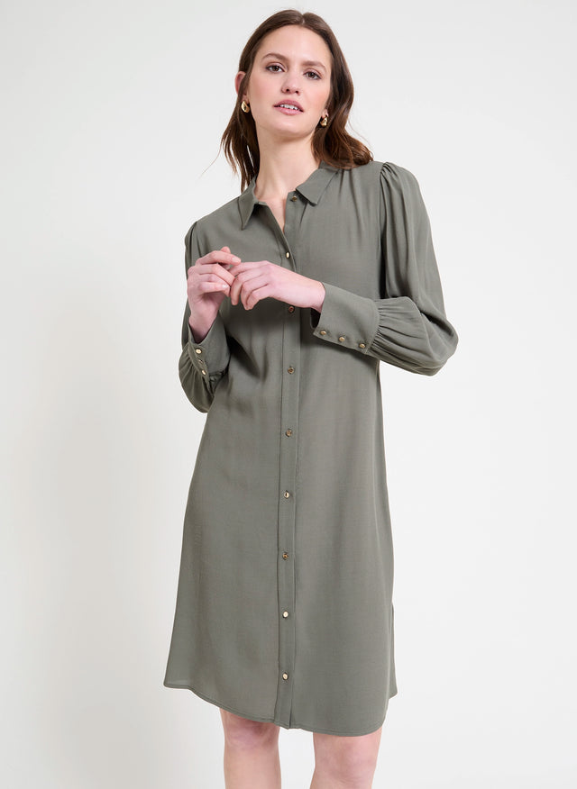 Naf Naf Robe Amanda Kaki