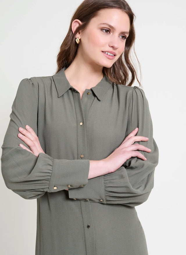 Naf Naf Robe Amanda Kaki