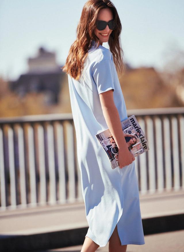 naf naf Robe Ceren Bleu