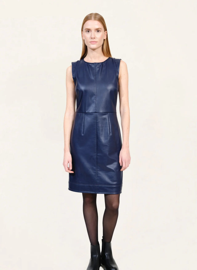 Naf Naf Robe Colombe Bleu Marine