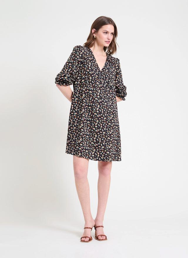 Naf Naf Robe Foret Imprime