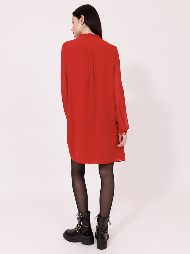 Naf Naf Robe Laly Rouge Baiser