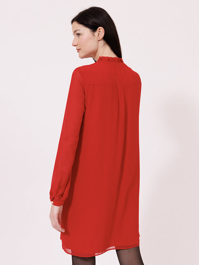 Naf Naf Robe Laly Rouge Baiser