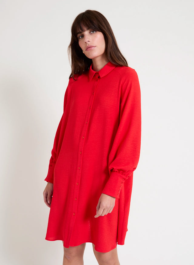 Naf Naf Robe Lapepite Rouge