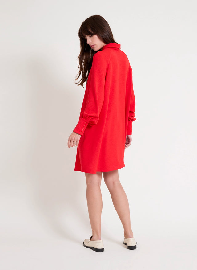 Naf Naf Robe Lapepite Rouge