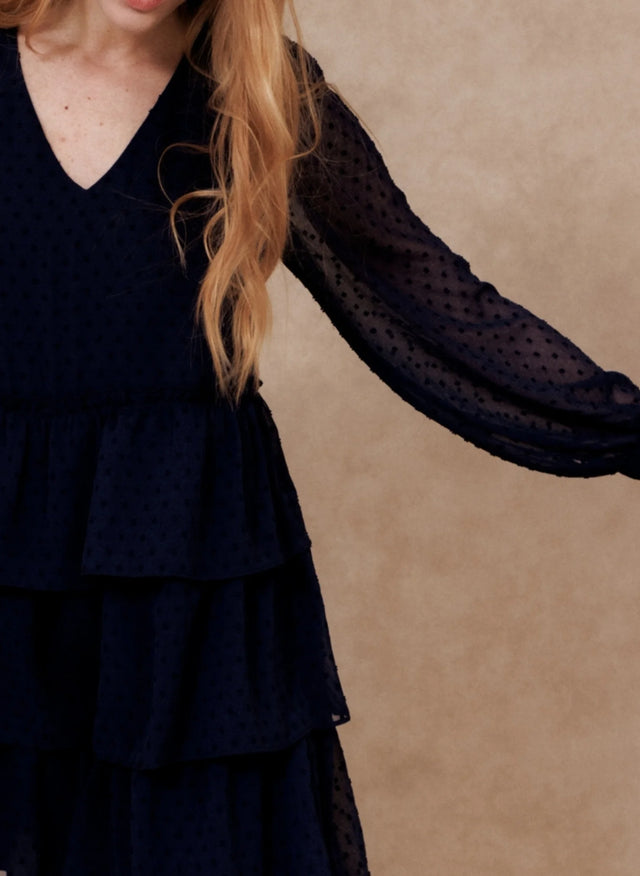Naf Naf Robe Plumia Bleu