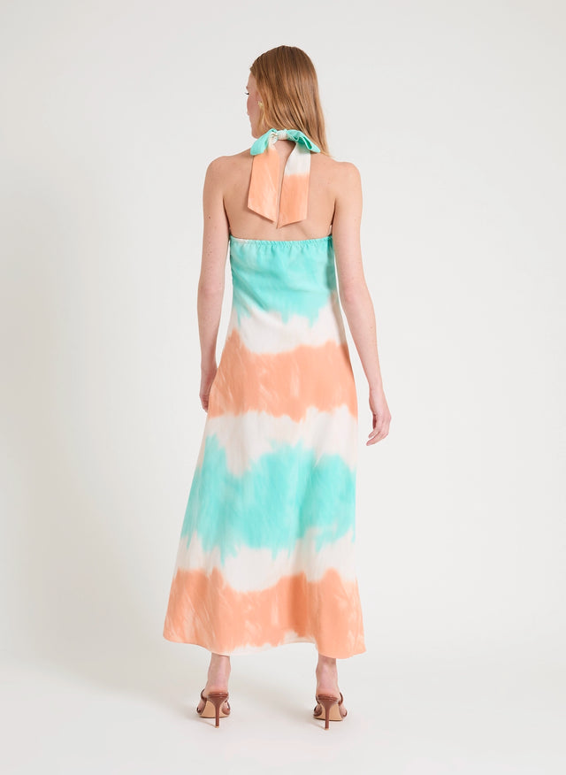 Naf Naf Robe Rainbow Imprime Rainbow