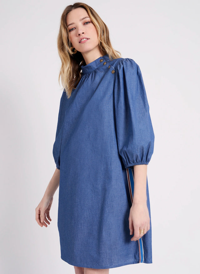 Naf Naf Robe Ruben Bleu Moyen