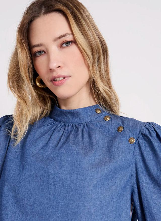 Naf Naf Robe Ruben Bleu Moyen