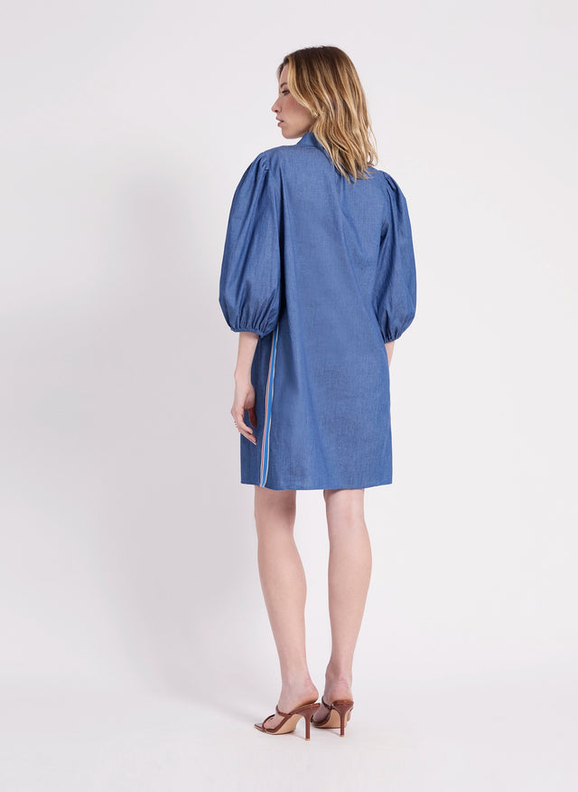 Naf Naf Robe Ruben Bleu Moyen