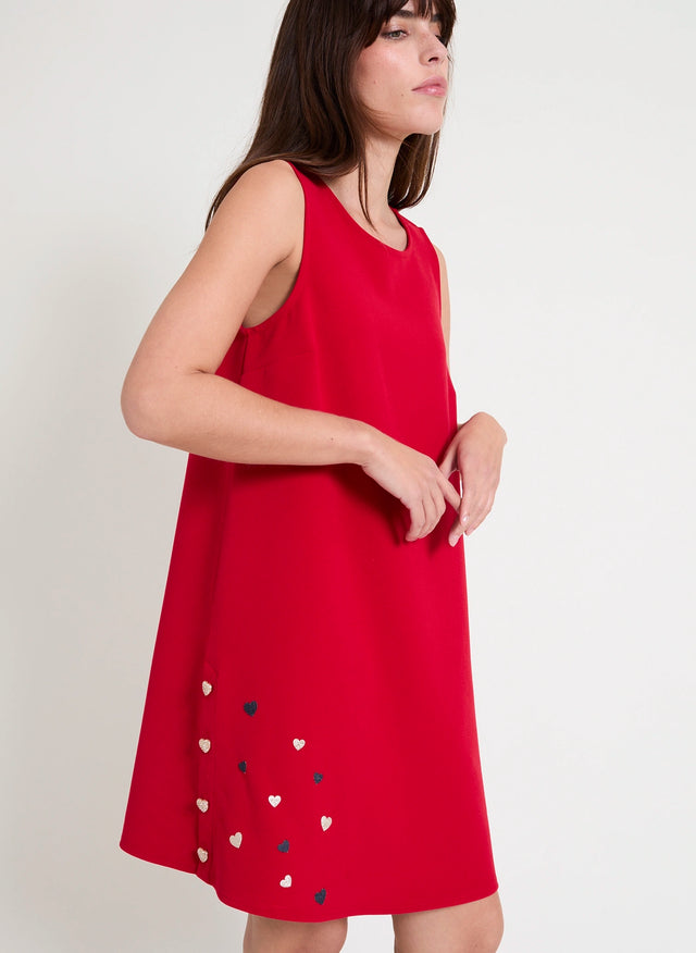 Naf Naf Robe Sabrine Rouge
