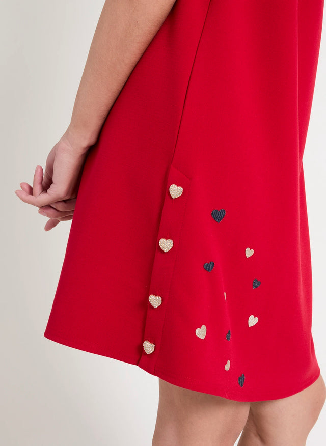 Naf Naf Robe Sabrine Rouge